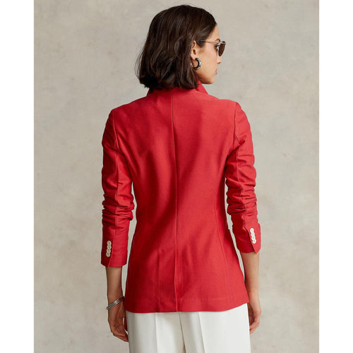 Load image into Gallery viewer, Logo-Patch Double-Knit Blazer - Yooto
