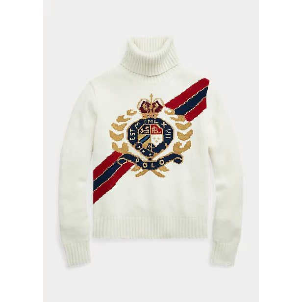 Polo crest clearance sweater