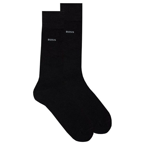 BOSS TWO-PACK OF REGULAR-LENGTH SOCKS IN STRETCH YARNS - Yooto