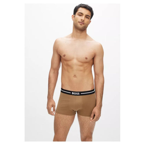 Load image into Gallery viewer, BOSS THREE-PACK OF STRETCH-COTTON TRUNKS WITH LOGO WAISTBANDS - Yooto
