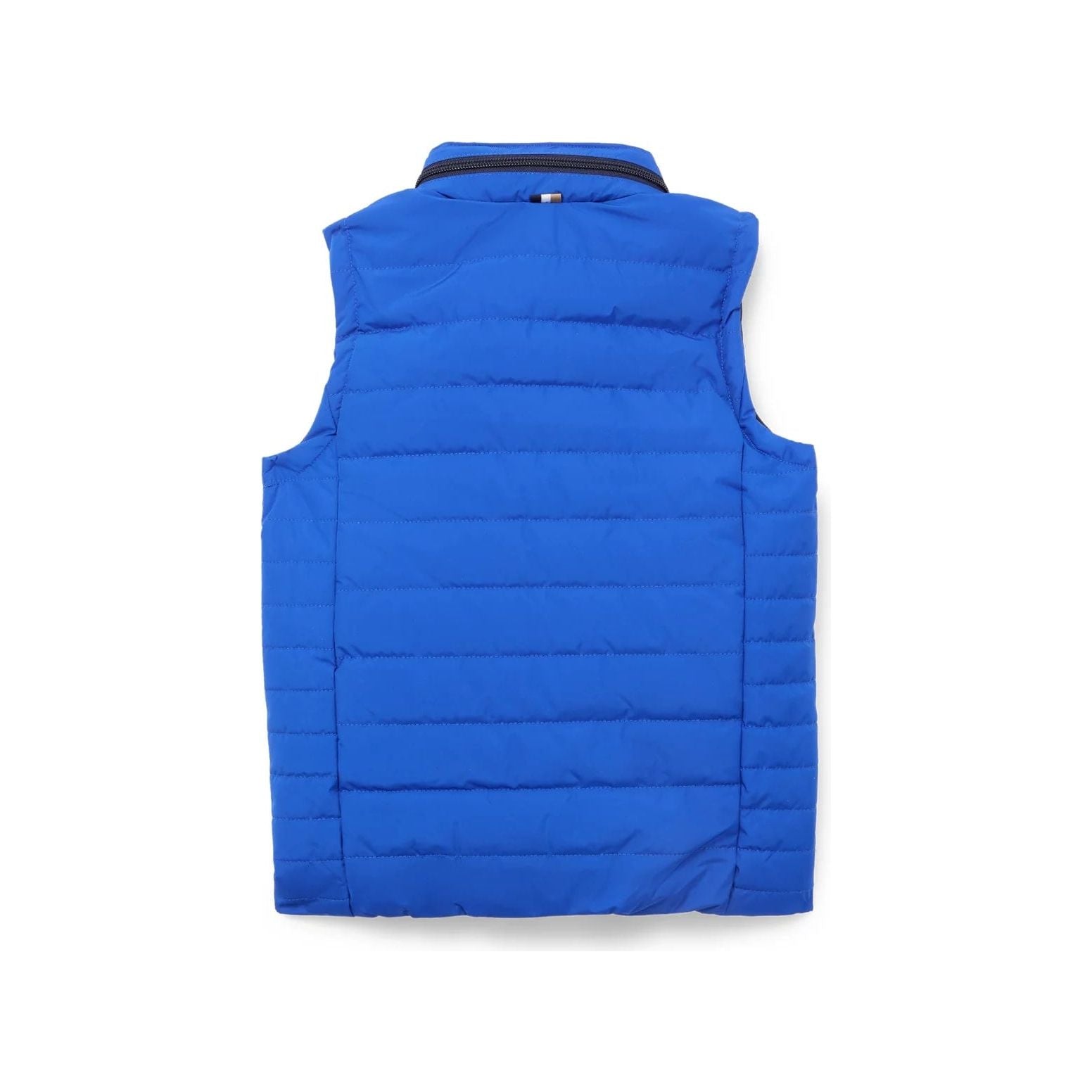 BOSS KIDS' GILET WITH PRINTED LOGO AND PACKABLE HOOD - Yooto