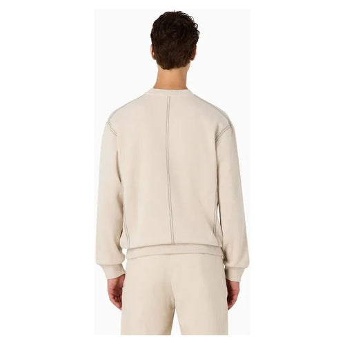 Load image into Gallery viewer, EMPORIO ARMANI SWEATER IN FABRIC STITCH VIRGIN WOOL BLEND WITH CORD-EFFECT JACQUARD STRIPES - Yooto
