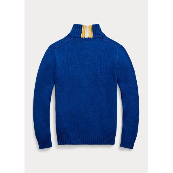 POLO RALPH LAUREN COTTON FULL-ZIP JUMPER - Yooto