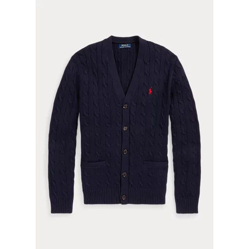 Load image into Gallery viewer, POLO RALPH LAUREN CABLE-KNIT COTTON CARDIGAN - Yooto
