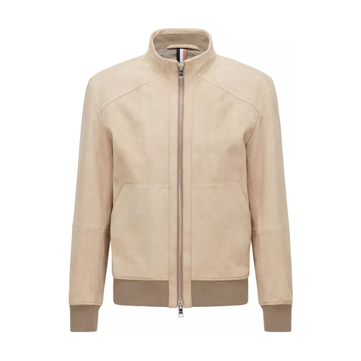 BOSS SUEDE BOMBER JACKET IN A SLIM FIT - Yooto