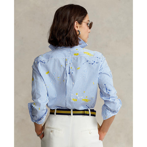 Load image into Gallery viewer, Paint-Splatter Cotton Shirt - Yooto
