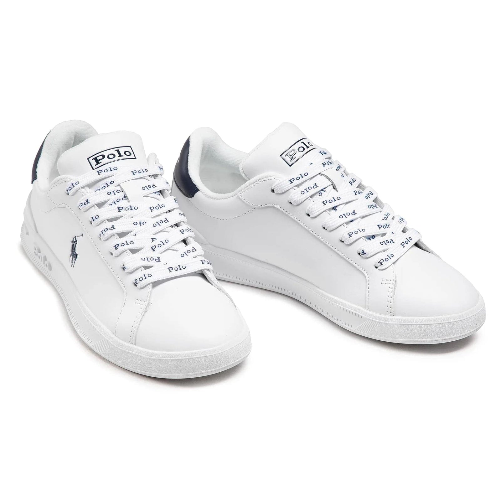 White sneakers hot sale ralph lauren