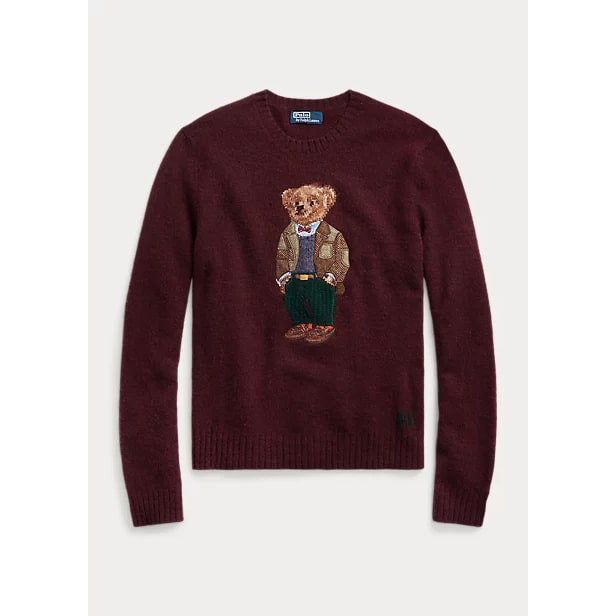 POLO RALPH LAUREN POLO BEAR WOOL-CASHMERE JUMPER - Yooto