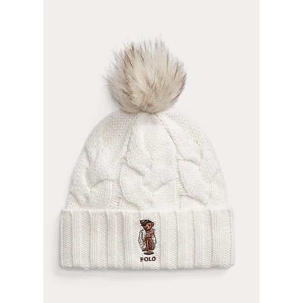 POLO RALPH LAUREN POLO BEAR BEANIE IN WOOL BLEND - Yooto