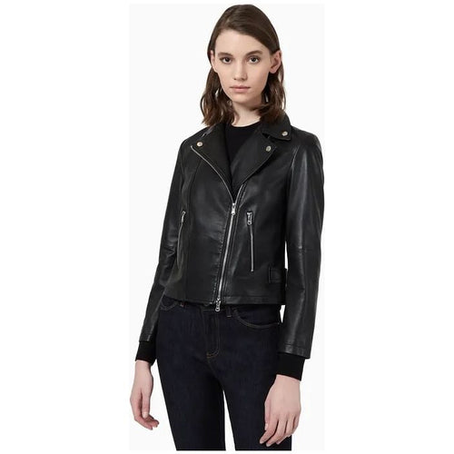 Load image into Gallery viewer, EMPORIO ARMANI LAMBSKIN LEATHER JACKET - Yooto
