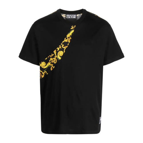 Load image into Gallery viewer, VERSACE JEANS COUTURE BAROQUE-PRINT COTTON T-SHIRT - Yooto
