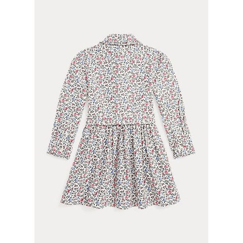 Load image into Gallery viewer, Polo Ralph Lauren Oxford shirt dress in floral cotton - Yooto
