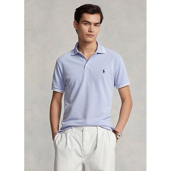 POLO RALPH LAUREN CUSTOM SLIM FIT STRETCH MESH POLO SHIRT - Yooto