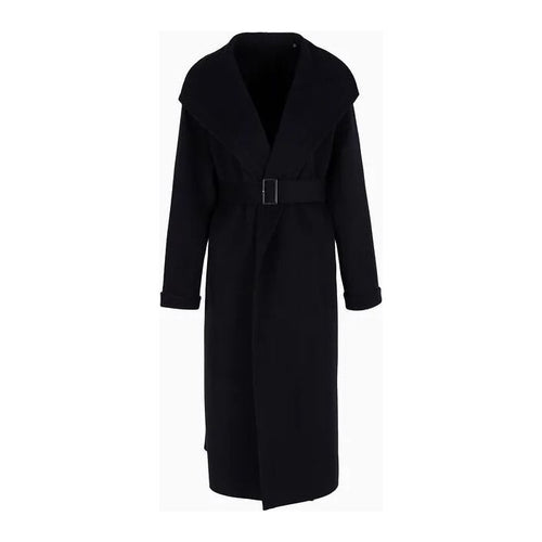 Load image into Gallery viewer, EMPORIO ARMANI COMPACT DOUBLE WOOL BLEND DRESSING GOWN COAT - Yooto

