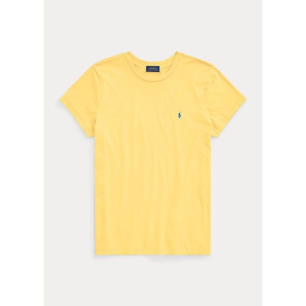 POLO RALPH LAUREN COTTON JERSEY CREWNECK T-SHIRT - Yooto