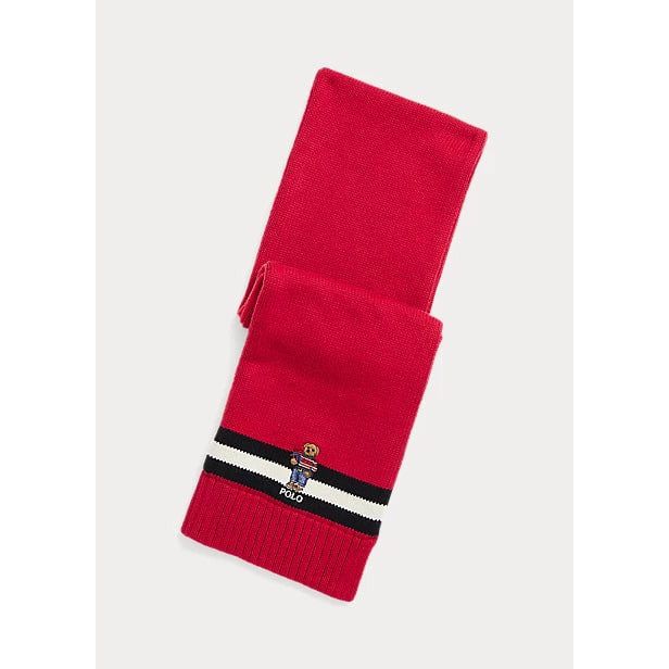 POLO RALPH LAUREN POLO BEAR SCARF IN COTTON - Yooto