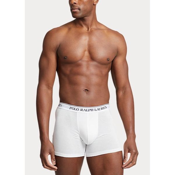 POLO RALPH LAUREN STRETCH COTTON BOXER BRIEF 3-PACK - Yooto