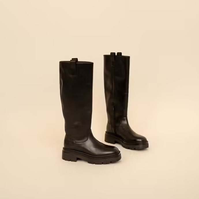 JONAK PARIS BOOTS WITH NOTCHED SOLES AND SQUARE TOE - Yooto
