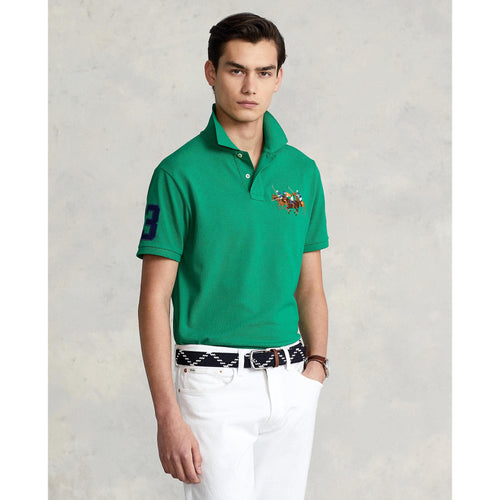 Load image into Gallery viewer, Custom Slim Fit Triple-Pony Polo Shirt - Yooto
