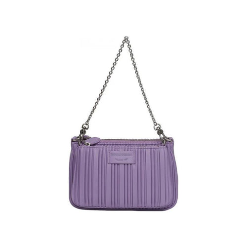 Load image into Gallery viewer, EMPORIO ARMANI ASV DOUBLE MINI SHOULDER BAG IN PLEATED, RECYCLED FAUX NAPPA LEATHER - Yooto
