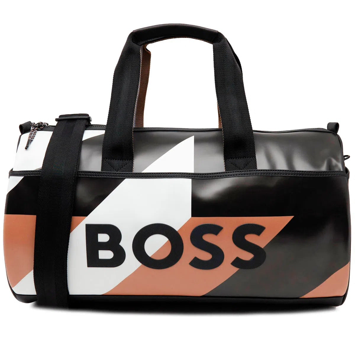 BOSS STRIPED CYLINDRICAL BAG WITH LOGO - Yooto