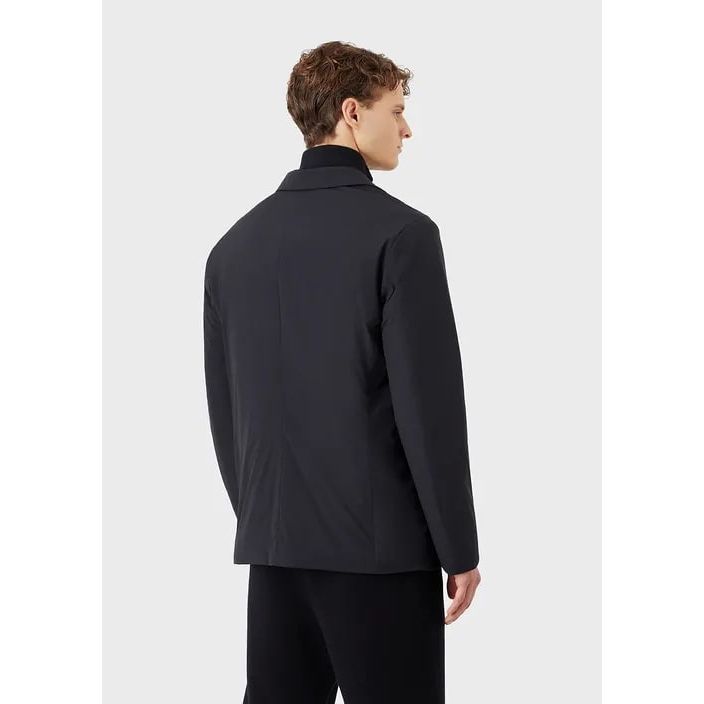 EMPORIO ARMANI TRAVEL ESSENTIALS STRETCH NYLON BLAZER - Yooto