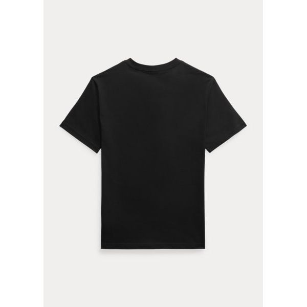 POLO RALPH LAUREN COTTON JERSEY CREWNECK T-SHIRT - Yooto