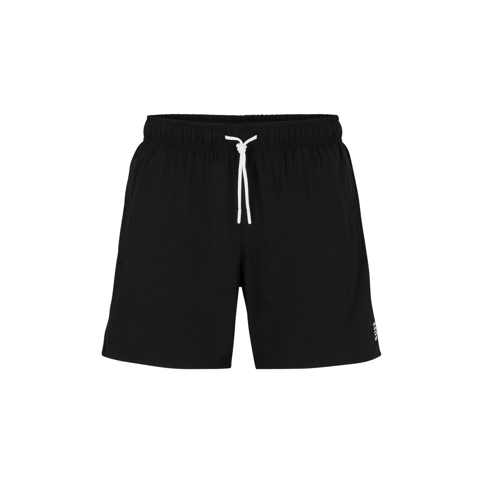 BOSS SWIM SHORTS WITH TYPICAL BRAND STRIPES AND LOGO - Yooto