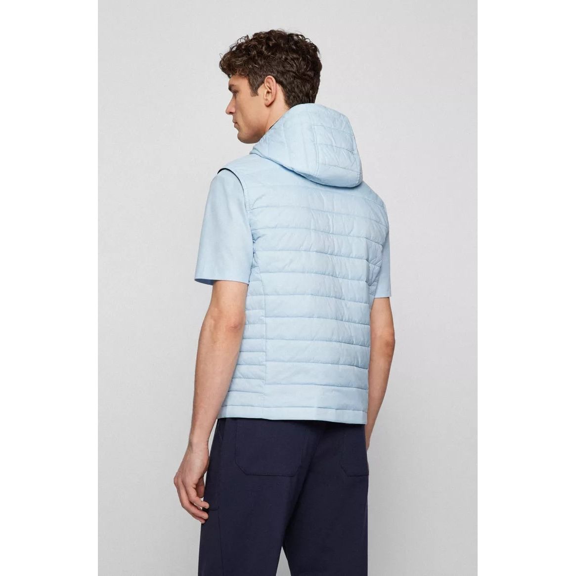 WATER-REPELLENT REVERSIBLE GILET WITH LOGO DETAILS - Yooto