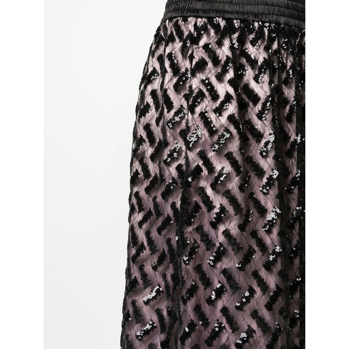 EMPORIO ARMANI LONG SKIRT WITH SEQUINS - Yooto