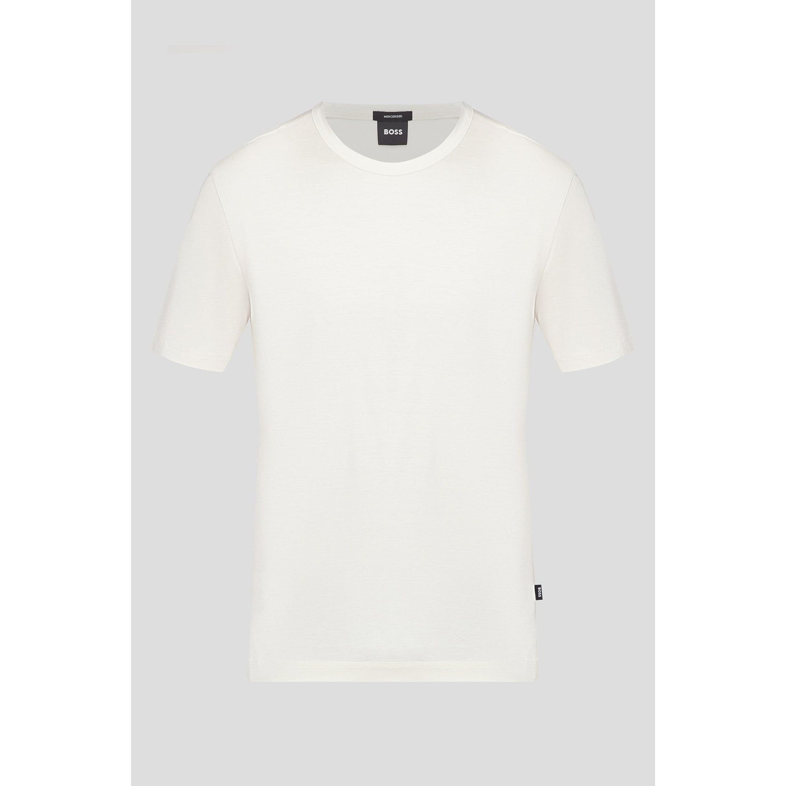 BOSS SHORT SLEEVED MERCERISED COTTON JERSEY T-SHIRT - Yooto