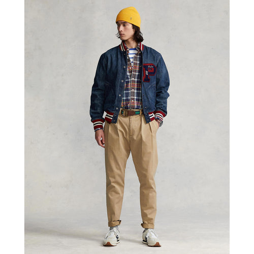 Load image into Gallery viewer, Denim Baseball Jacket - Yooto
