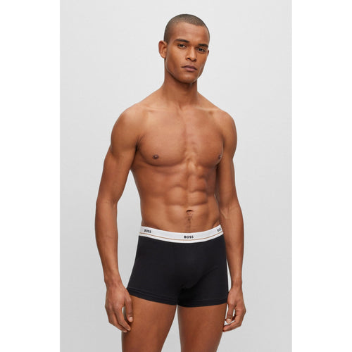 Load image into Gallery viewer, BOSS FIVE-PACK OF STRETCH-COTTON TRUNKS WITH LOGO WAISTBANDS - Yooto
