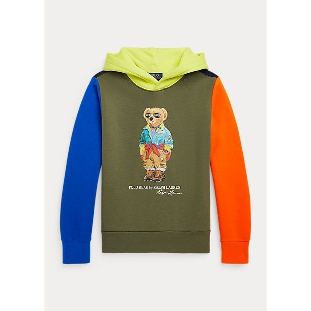 Colorful polo hoodie best sale