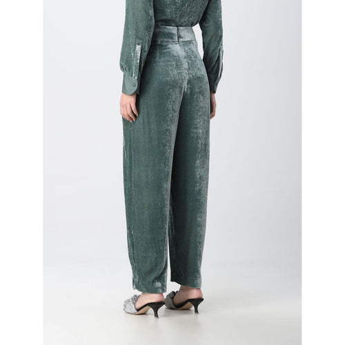 Load image into Gallery viewer, EMPORIO ARMANI STRAIGHT VELVET-EFFECT TROUSERS - Yooto
