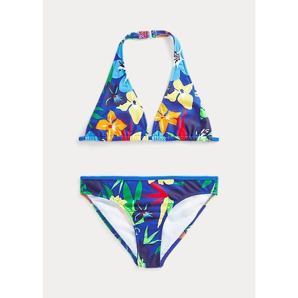 Polo Ralph Lauren Tropical-Print Two-Piece Swimsuit - Yooto