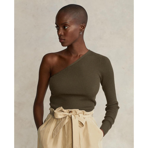 Load image into Gallery viewer, Merino Wool One-Shoulder Sweater - Yooto
