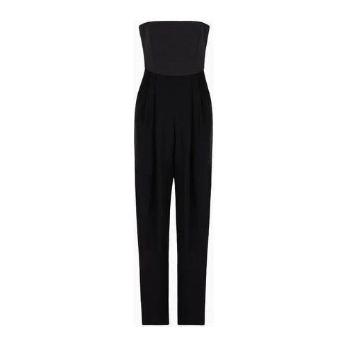 Load image into Gallery viewer, EMPORIO ARMANI TECHNO CADY JUMPSUIT WITH STRAPLESS BODICE IN OTTOMAN FABRIC - Yooto
