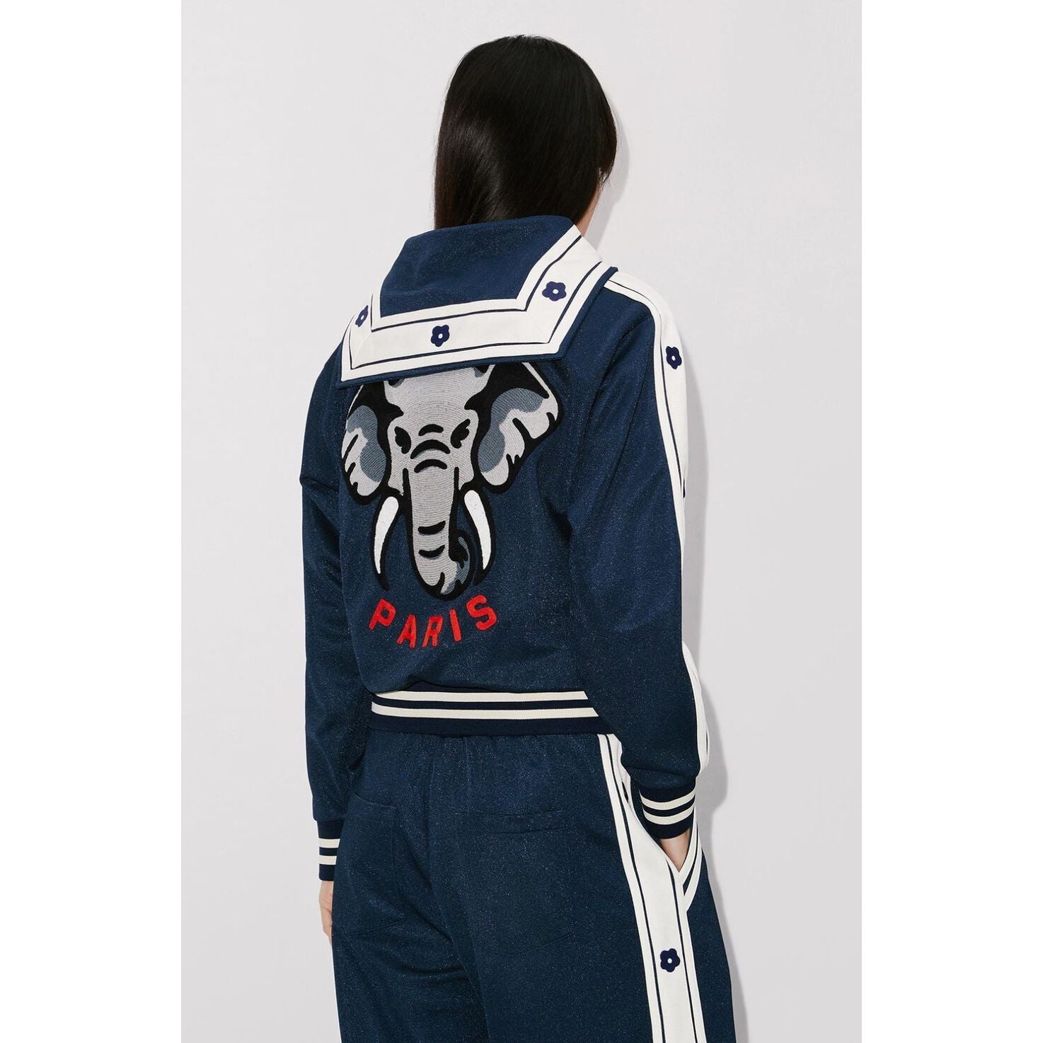 KENZO 'KENZO ÉLÉPHANT' SAILOR SWEATSHIRT WITH ZIP - Yooto