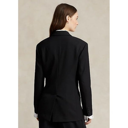Load image into Gallery viewer, POLO RALPH LAUREN SILK-LAPEL WOOL DOUBLE-BREASTED BLAZER - Yooto
