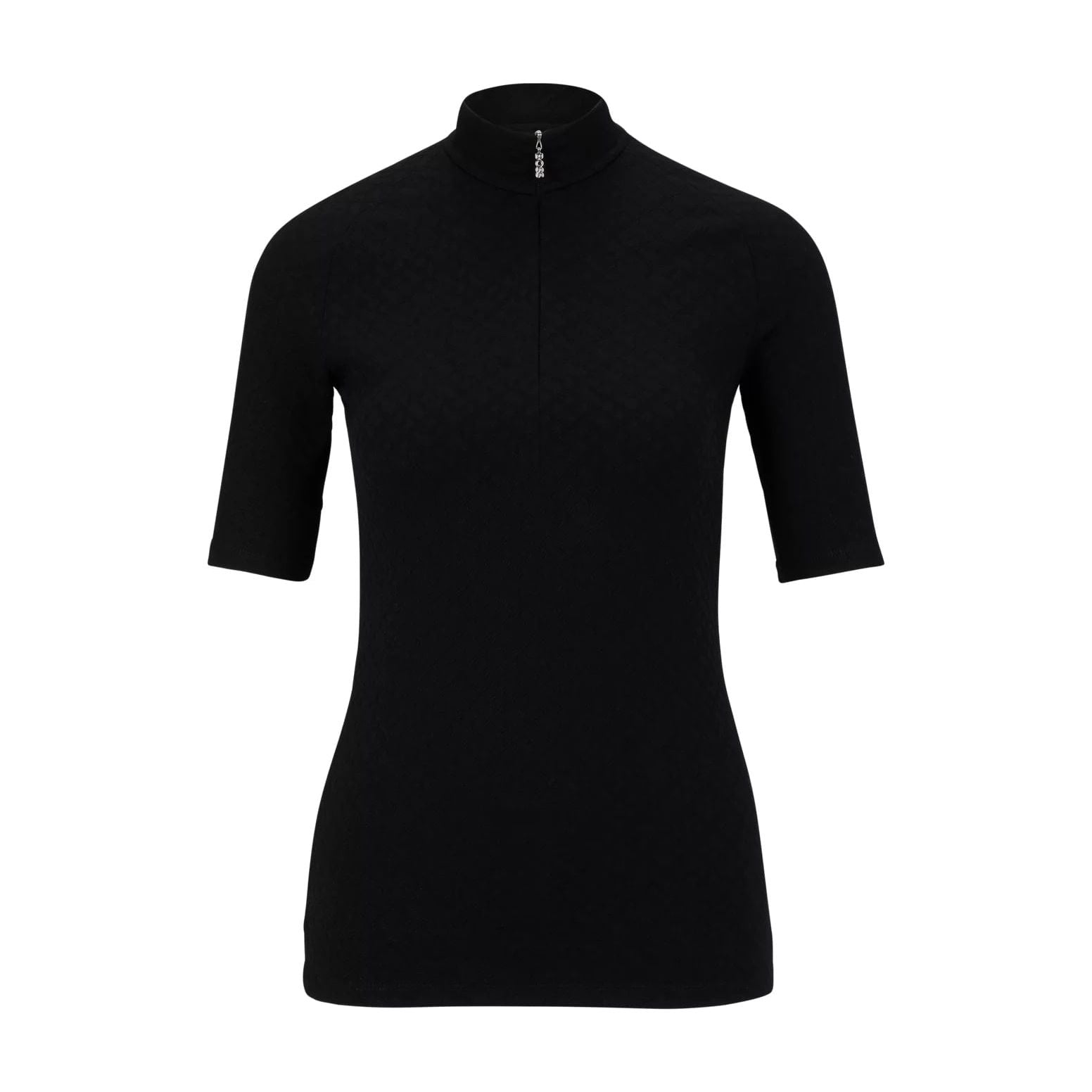 BOSS EXTRA-SLIM-FIT TOP WITH ZIPPED COLLAR - Yooto