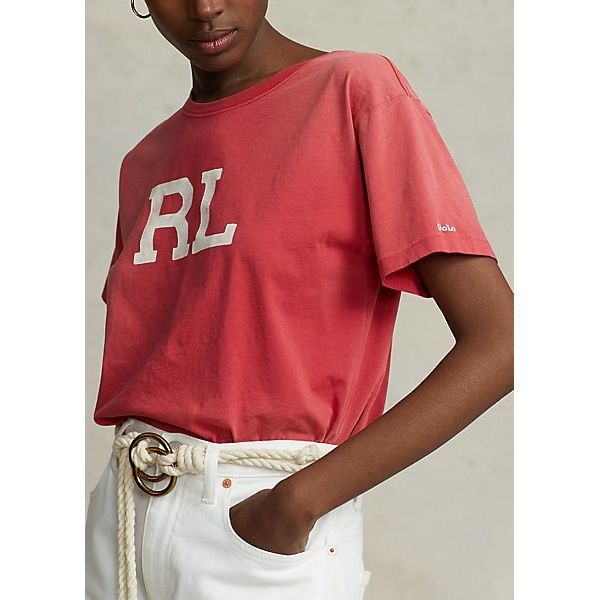 POLO RALPH LAUREN RL LOGO JERSEY T-SHIRT - Yooto