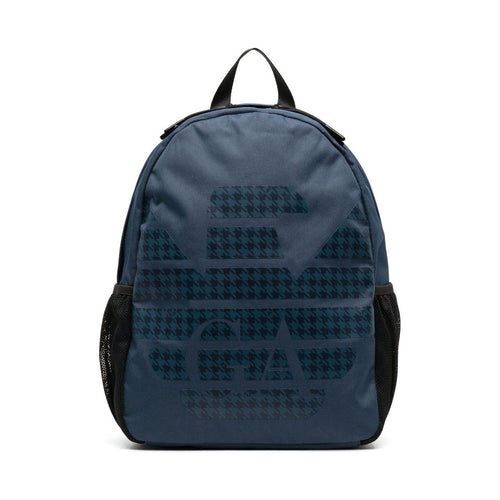 Load image into Gallery viewer, EMPORIO ARMANI KIDS HOUNDSTOOTH LOGO-PRINT BACKPACK - Yooto
