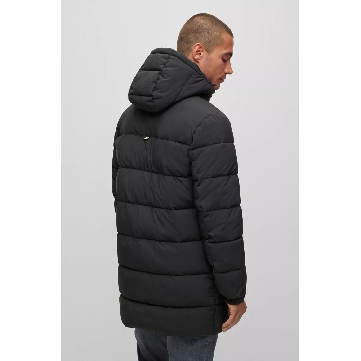 BOSS WATER-REPELLENT PADDED JACKET WITH DETACHABLE HOOD - Yooto