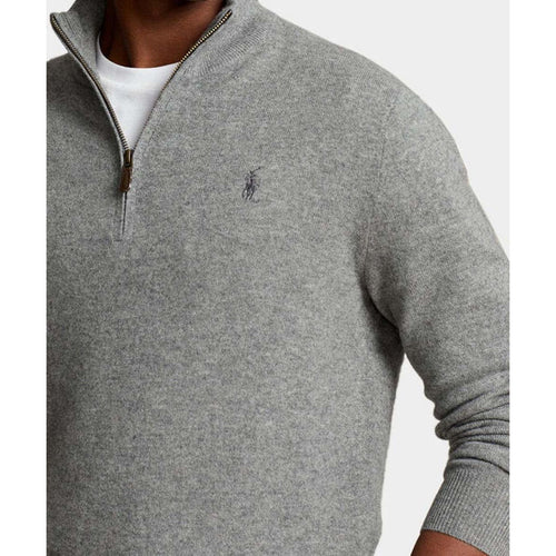 Load image into Gallery viewer, POLO RALPH LAUREN MESH-KNIT COTTON QUARTER-ZIP SWEATER - Yooto
