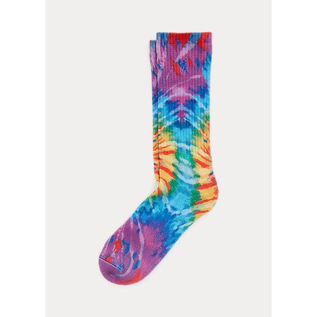 POLO RALPH LAUREN TIE-DYE CREW SOCKS - Yooto