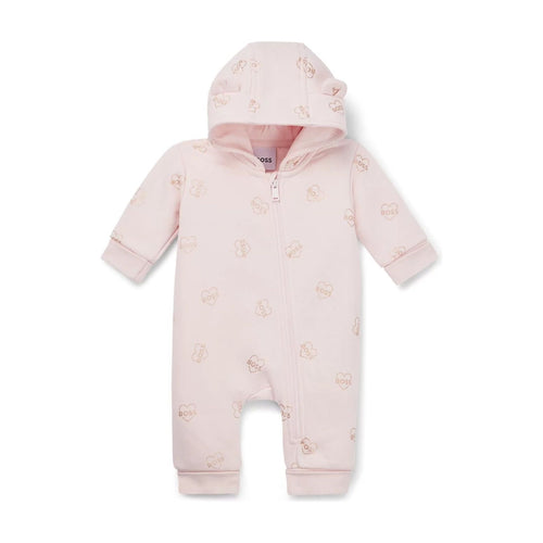 Load image into Gallery viewer, BOSS KIDS HOODED ALL-IN-ONE IN LOGO-PRINT FLEECE - Yooto
