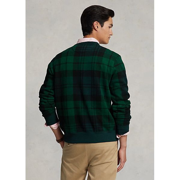 POLO RALPH LAUREN PLAID FLEECE GRAPHIC SWEATSHIRT - Yooto