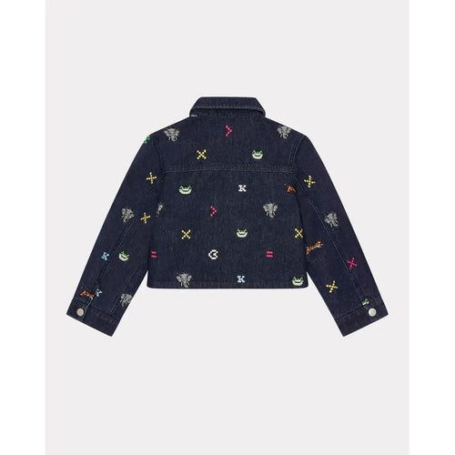 Load image into Gallery viewer, KENZO KIDS &#39;JUNGLE GAME&#39; EMBROIDERED DENIM JACKET - Yooto
