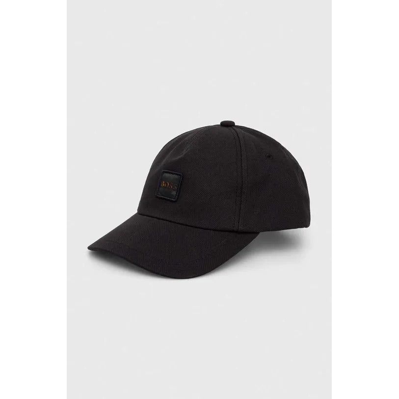 BOSS LOGO-PLAQUE COTTON CAP - Yooto